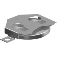 Support de pile bouton CR2016, CR2020, CR2025 Keystone Electronics SMT Holder for 20mm Cell-Tin Nickel Plate X39257
