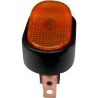 Interrupteur à bascule pour l'automobile TRU COMPONENTS TC-R13-133B-SQ  YELLOW 1587550 12 V/