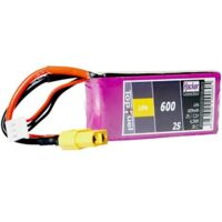 Hacker Pack de batterie (LiFe) 6.6 V 600 mAh Nombre de cellules: 2 30 C Softcase XT60 Q462582