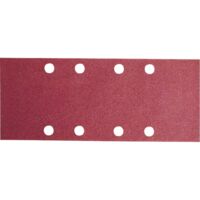 Papier abrasif pour ponceuse vibrante avec bande auto-agrippante, perforé Bosch Accessories 2609256A82 Grain 80 (L x l)