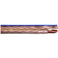 Faber Kabel 031763 Câble haut-parleur YFAZ 2 x 2.5 mm² vert, transparent Marchandise vendue au mètre W009811