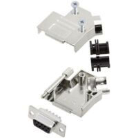 Amphenol L17D45ZK09+L77SDE09S Kit embase SUB-D femelle 45 ° Nombre de pôles: 9 fût à souder 1 pc(s) D746341