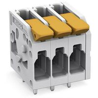 Borne pour circuits imprimés WAGO 2604-1104 4 mm² Nombre de pôles 4 1 pc(s) Q608512
