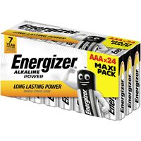 Energizer – Lot de 24 piles alcalines LR3 (AAA) 1.5V – Protection anti-fuite – Source d’énergie fiable pour usages standards