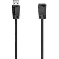 Hama Câble USB USB 2.0 USB-A femelle, USB-A mâle 0.75 m noir 00200618