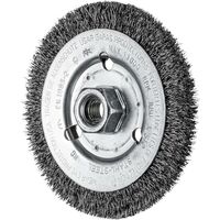 PFERD TOOLS Brosse ronde non torsadée RBU Ø 125 x 12 mm M14, diamètre du fil d'acier 0,30 pour meule