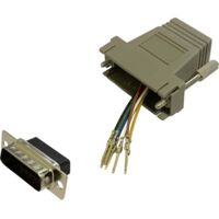 BKL Electronic 10121121 Adaptateur SUB-D mâle 15 pôles - RJ45 femelle 1 pc(s) Single