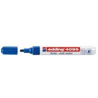 Edding 4095 4-4095003 Marqueur craie bleu 4 mm, 15 mm