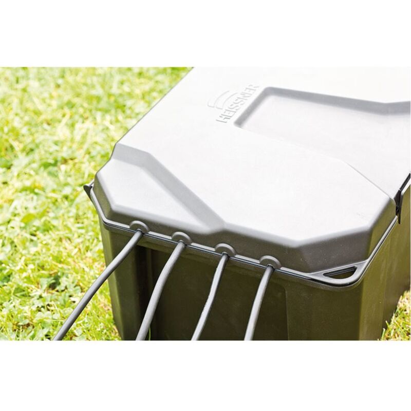 Heissner Power-Box Stromverteilerbox, Kabelbox, IP64 für Garten, Beleuchtung, Pool, Handwerk, Weihnachtsbeleuchtung