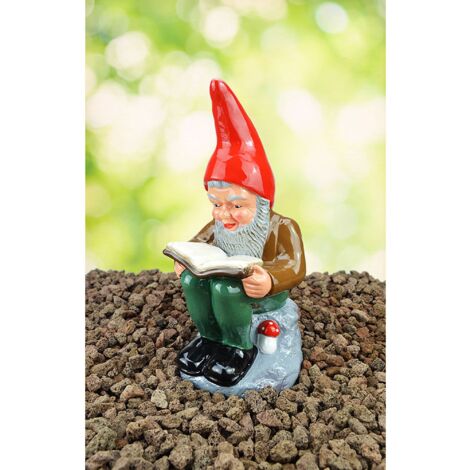 Original HEISSNER Gartenzwerg "Wilhelm", Bücherwurm (1/2)