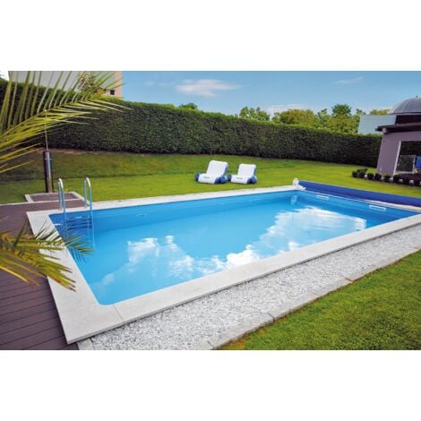 KWAD Styropor Stein Pool Standard in verschiedenen Größen 800 x 400 x 150 cm