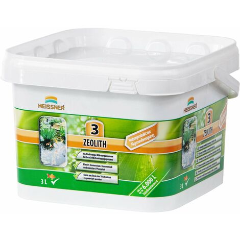 Zeolith 3kg ausreichend für 3000l Teichwasser gegen Algen von Heissner