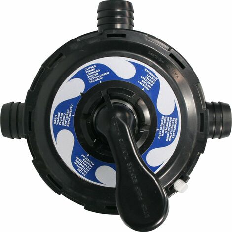 6-Wege-Ventil Top-Mount 38 mm Schlauchanschluß