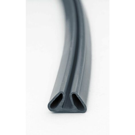 Bodenschienen Set Q2 für Pool / Rundbecken 400 cm, 12 Elemente à 1160 mm, grau RAL 7011