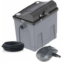 Teichfilter-Komplett-Set mit Pumpe + UVC