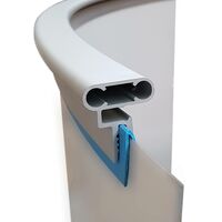 Handlaufpaket Premium aus Aluminium für Rundbecken bis 480cm