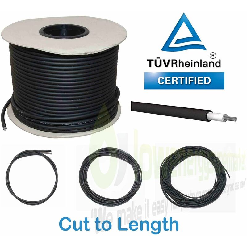 6mm Solar PV Cable - Cut to length