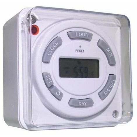 16A Digital immersion heater timer