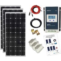 Mono 300W Solar Panel Kit 4 MPPT Charge Controller