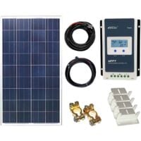 100w Poly Solar Panel Kit 12V/24V with MPPT Controller