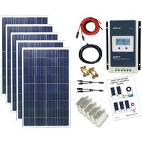 500w Poly Solar Panel Kit 24V with MPPT Controller