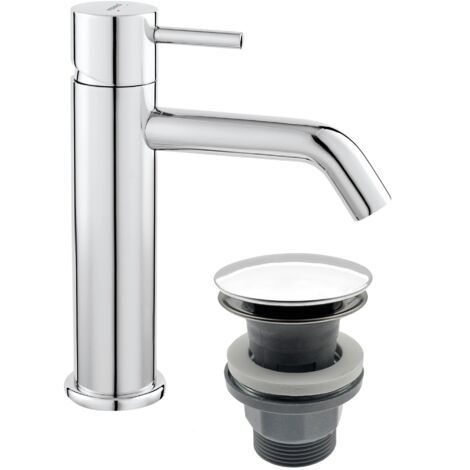 CIRICULUS Robinet mitigeur + bonde chrome brillant (1/5)