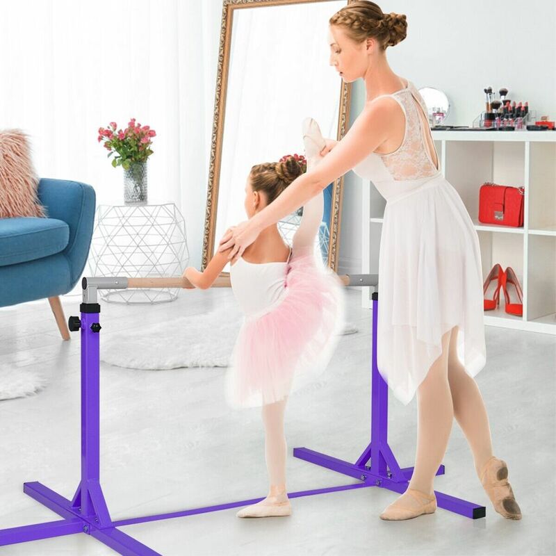 Portable Ballet Bar, Mobile Ballet Pole Height Adjustable Freestanding  Stretching Bars for Home Kids Girls Dance for Home Dance Room Bar for  Stretch