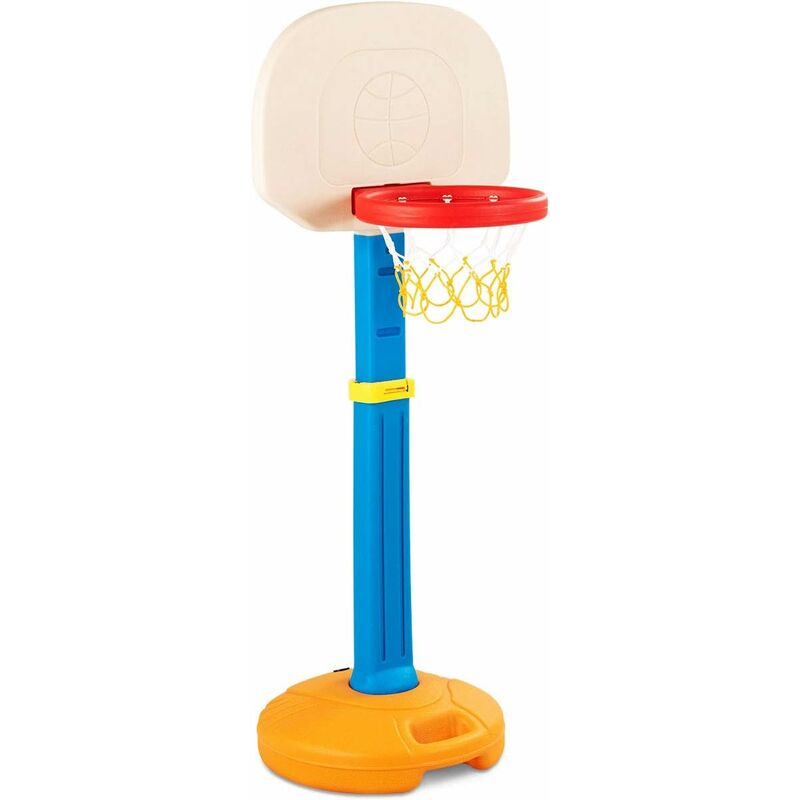 JETM·HH Toddler Basketball Hoop Infant Sports Toy Electronic with Light and Music Adjustable Height Indoor Baby Sports Center Indoor 