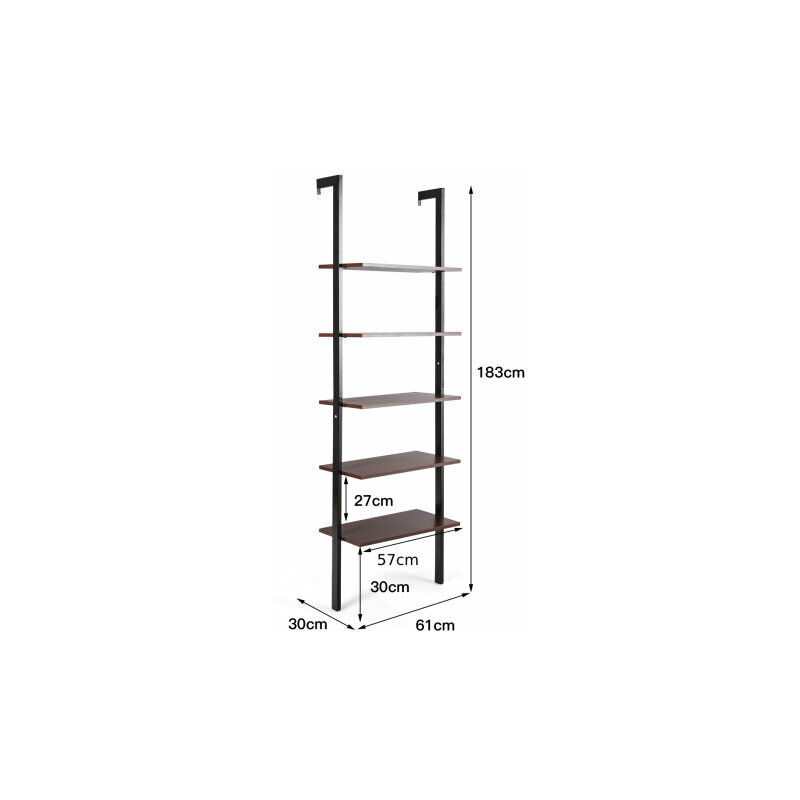 30cm wide 2024 ladder shelf