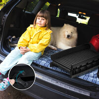 Folding Dog Ramp Lightweight Pet Car Van Transport Travel Stair Accessary 75KG
