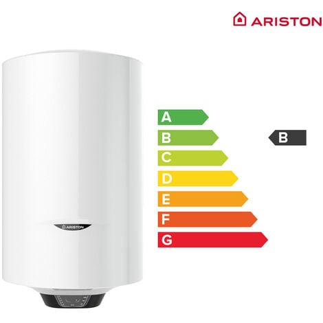 Termo eléctrico, Ariston, Pro1 Eco Slim 50 litros, Vertical, Clase Energética B