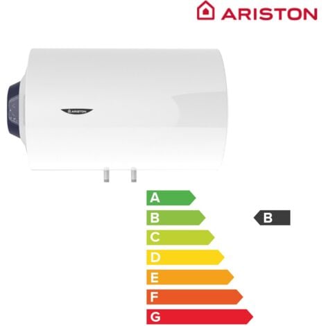 Termo eléctrico, Ariston, Blu1 Eco Horizontal, 80 litros, Clase Energetica B