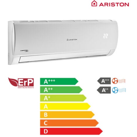 Aire acondicionado Split, Ariston, ALYS 25, Mono Split Inverter 1x1, Incluye unidad exterior, Clase Energetica A+++