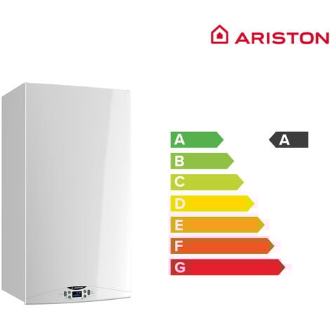 Caldera de condensación, Ariston, HS Premium 24 + Kit de tres grifos + Kit salida de humos, Clase Energetica A