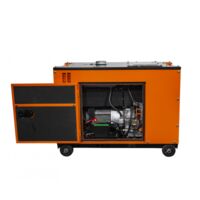 BLACK+DECKER Groupe électrogène 6.3Kw Diesel 230V Insonorisé BXGND6300E - Orange