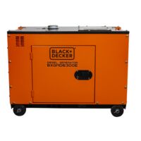 BLACK+DECKER Groupe électrogène 6.3Kw Diesel 230V Insonorisé BXGND6300E - Orange