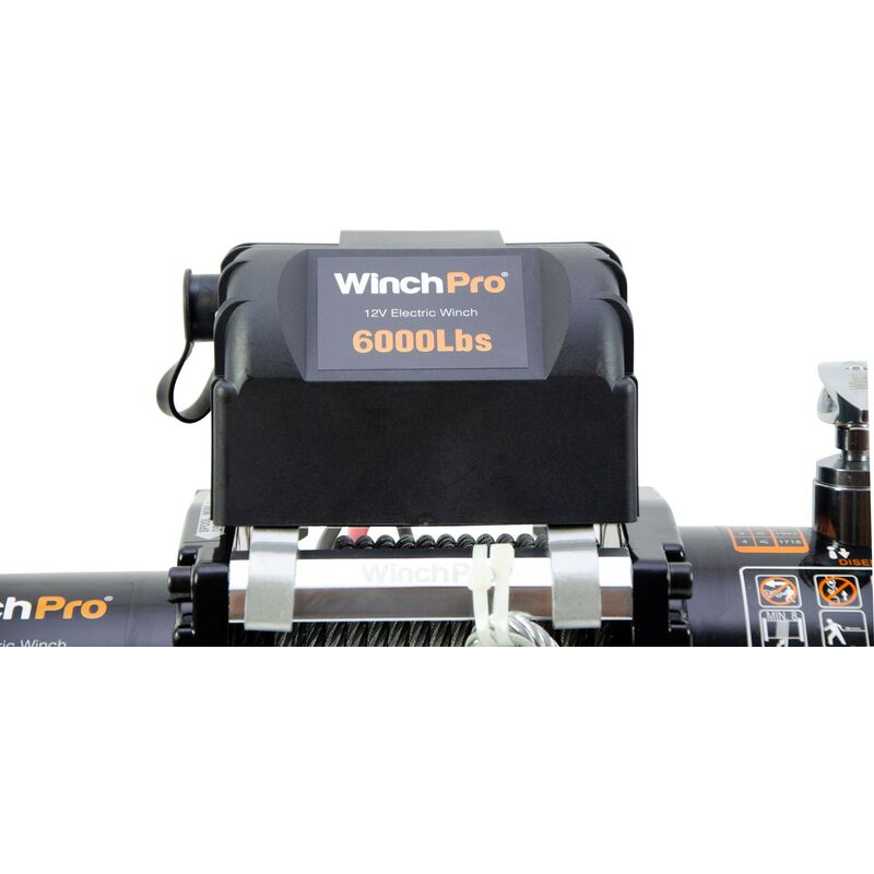 WinchPro - Verricello Elettrico 12V, 2000kg/4500lbs Capacità, 15m Fune  D'acciaio, 2 Telecomandi (1 Senza Fili, 1 Cavo), Piastra Di Montaggio,  Ideale Per Atv, Buggies, Rimorchi Quads E Barche