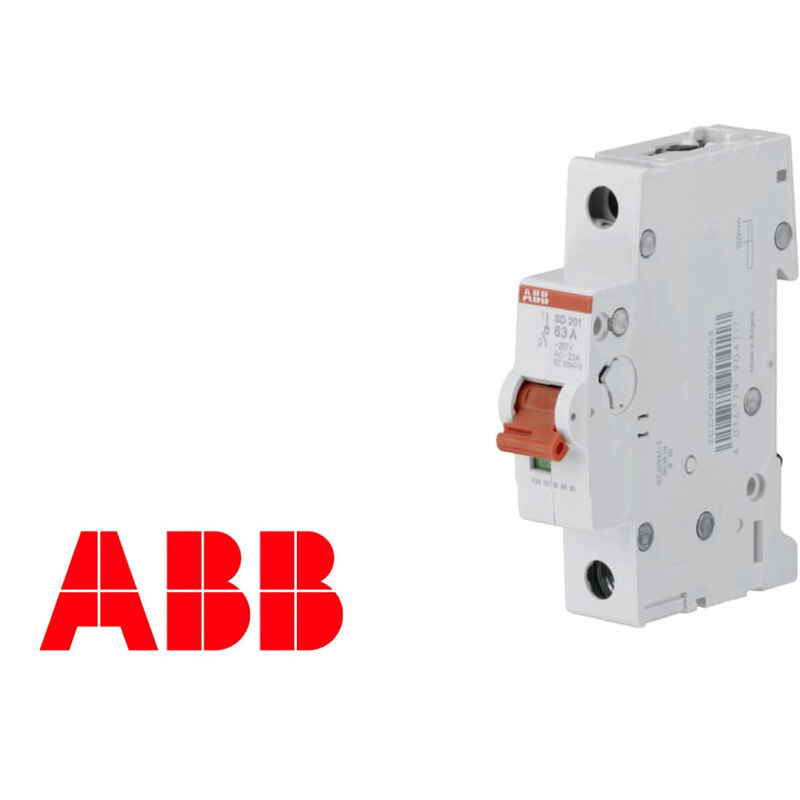 Disjoncteur 40A 1P+N courbe C 6kA SN201 (C40) ABB 470642