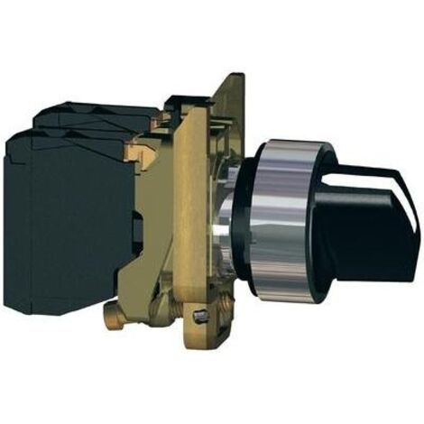 Sélecteur rotatif Schneider Harmony XB4 deux positions 1NO+1NC
