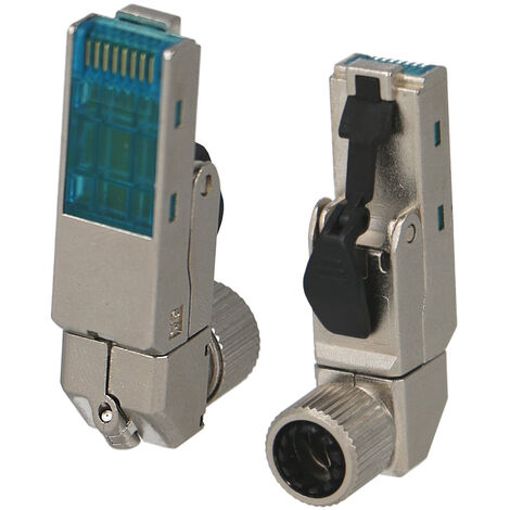 Connecteur coudé 90° RJ45 CAT6A