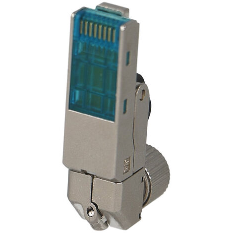 Connecteur coudé 90° RJ45 CAT6A