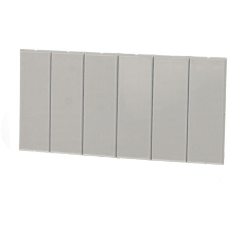 Obturateur modulaire 6 modules gris (1/2)