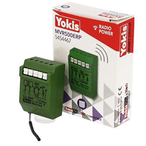Télérupteur temporisé 2000W - encastré gamme radio Power - Yokis