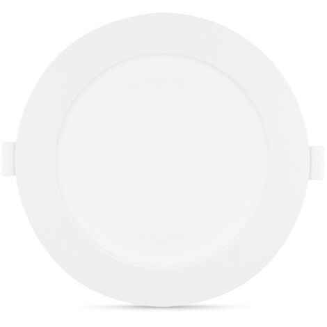 Plafonnier LED SLIMY PC 18W Rond Ø230 mm Miidex Lighting®  blanc-neutre-4000k - blanc