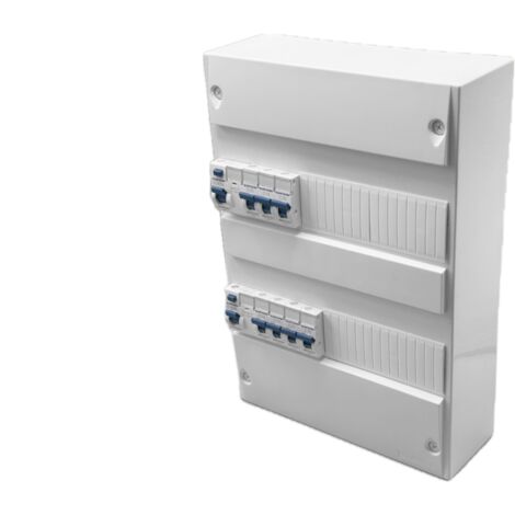 Tableau précâblé 8 disj + 2 ID Eur'Ohm RX Protect automatique