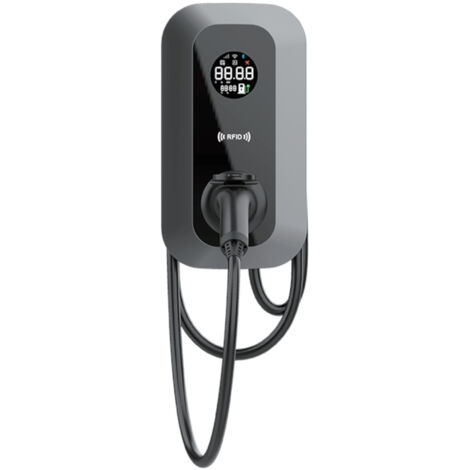 Bis-Electric – Borne de recharge murale monophasée 7kW – Tension 240V – Indice de protection IP55 – Charge rapide pour véhicules électriques