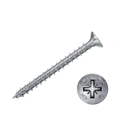 Vis à bois empreinte Pozidriv 4x40, boite de 200 Fischer