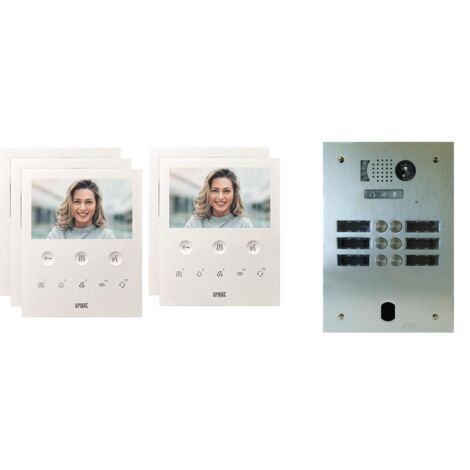 Kit visiophone 2 rangées avec 5 écrans URMET Collectif