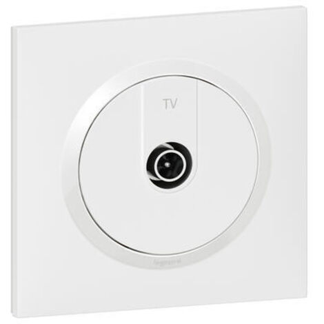 Dooxie Prise TV étoile blindée dooxie one livrée avec plaque carrée blanche et griffes (1/6)