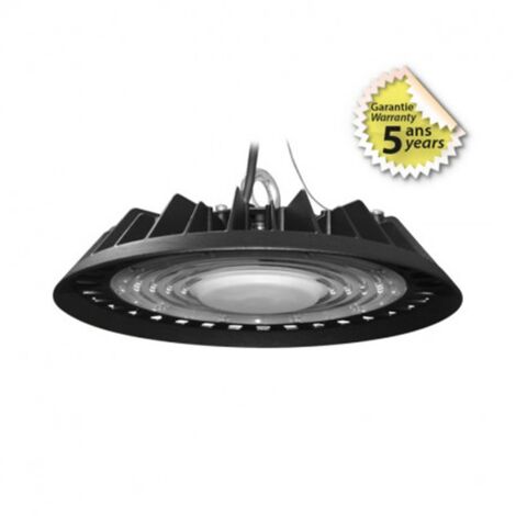 High Bay noir STRIKE II ECO IP65 Ø319 x 72mm - 200W - 21400Lm